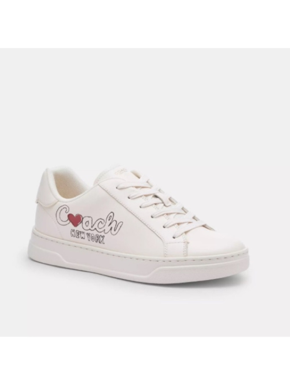 Coach High Line Sneaker With Heart Women 10.0 B # CBR66 - Picture 3 of 13